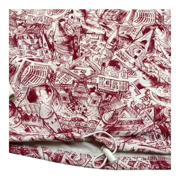 Harry Potter Hogwarts Marauders Map Crop Sweater Size Small - Picture 2 of 11